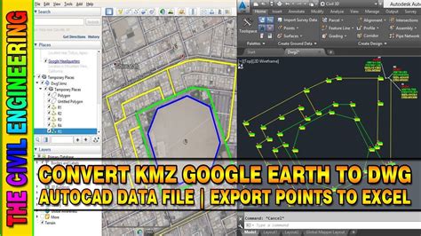AutoCAD to KMZ Converter Online .